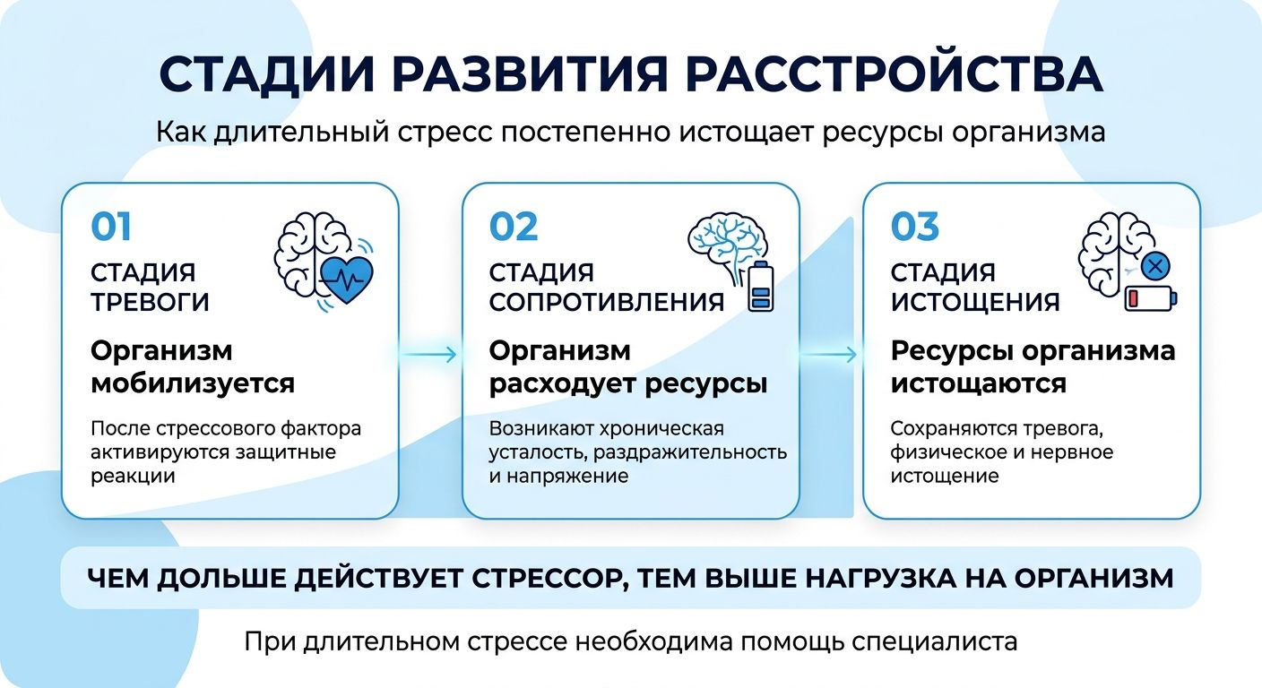 Лечение стресса в Оби инфографика
